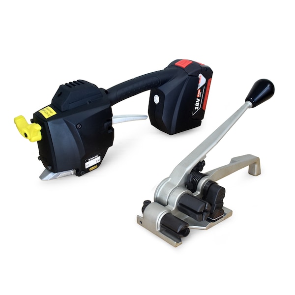 Teknika Strapping Systems Battery strapping Sealer and Hand Tensioner 3/4"- 1 PET & PP TEK-1 - main